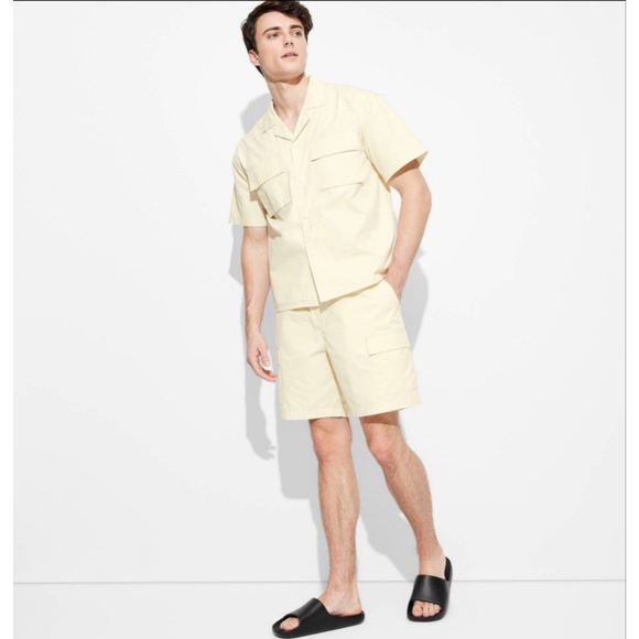 Original Use Other - Men’s 8" Utility Cargo Shorts – Cream – Size S – NWT